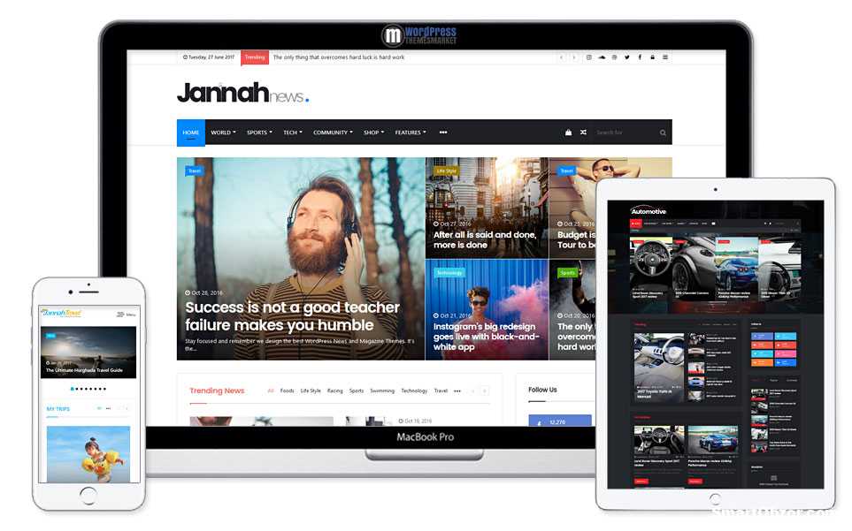 Лучшие Новостные Шаблоны Wordpress 2025 2 template theme image jannah