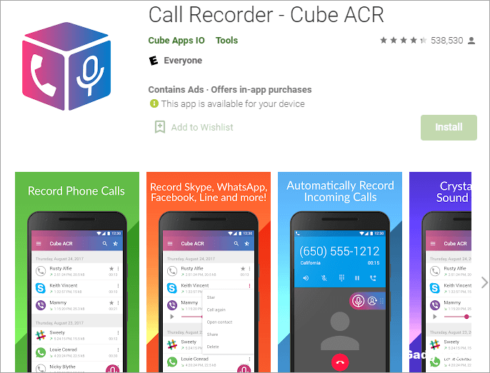 Call Recorder-Cube ACR
