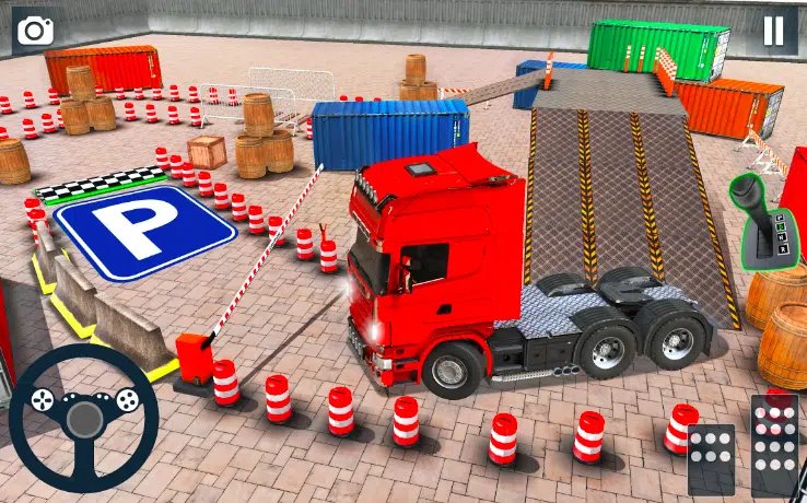 Hard Truck Parking Truck Game 