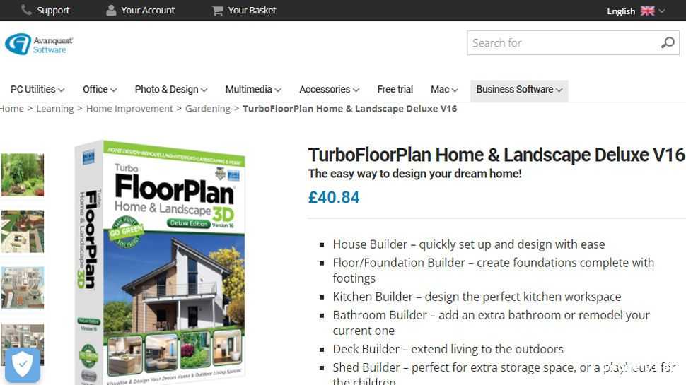  FloorPlan Home & Landscape Deluxe