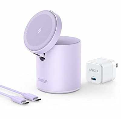 Беспроводная зарядная станция Anker 623 MagGo 2-в-1 