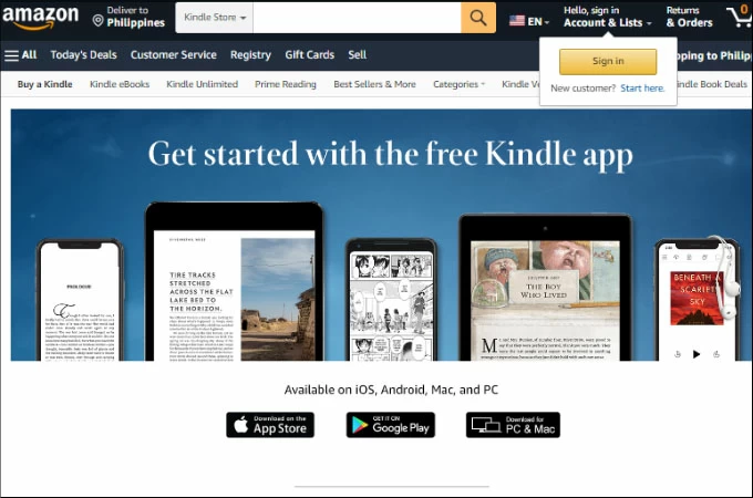 Amazon Kindle 