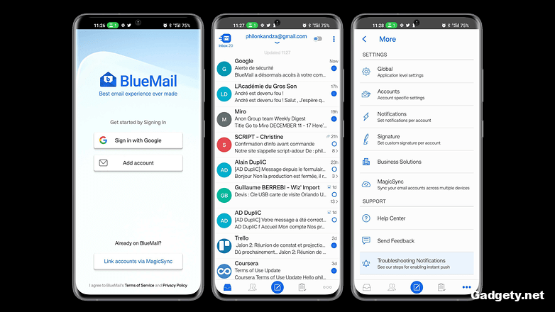 Blue Mail