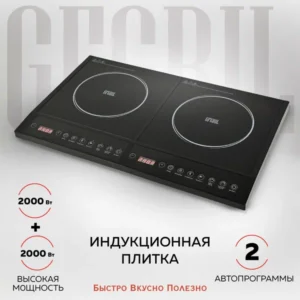 Рейтинг индукционных плит на 2 конфорки 2025 9 GF-INP20