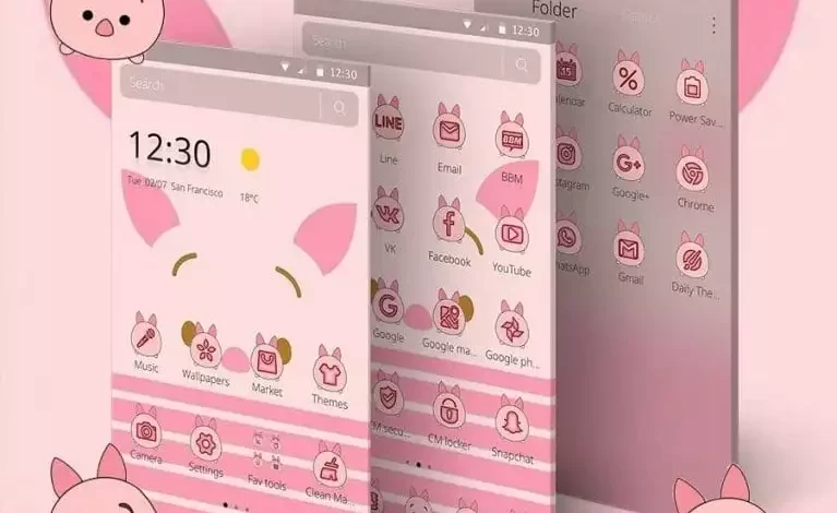 Лучшие темы для телефона андроид для девочек 2025