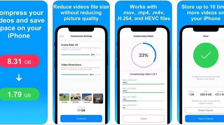 Как сжать видео на телефоне Айфон 2025