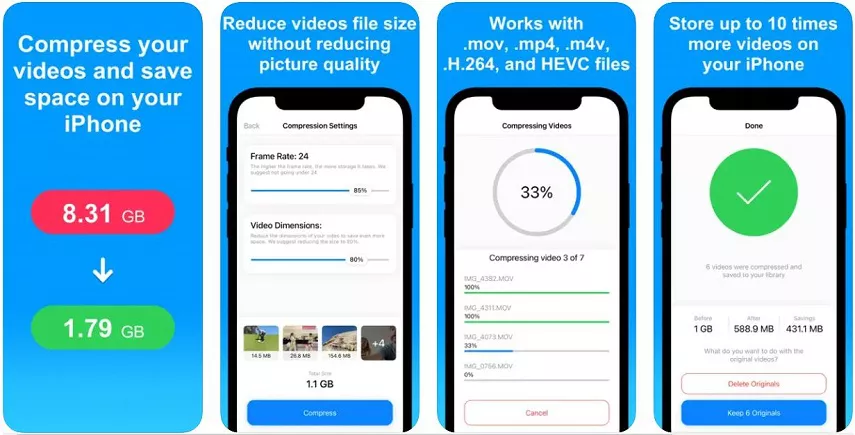 how to compress resize video