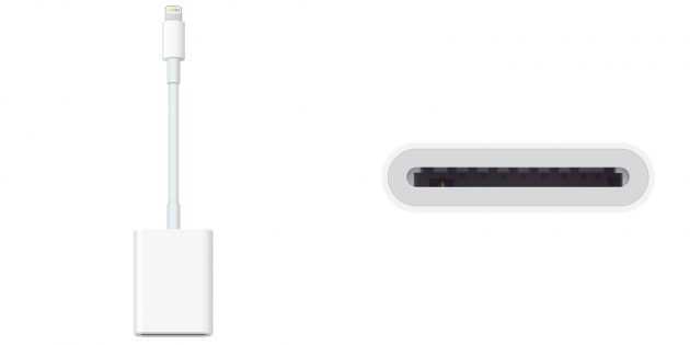 Адаптер для чтения SD‑карт Apple