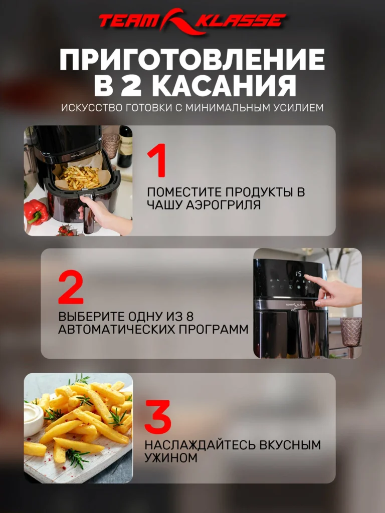 2025 Аэрогриль Team Klasse 501AS Обзор 6 optimize 25