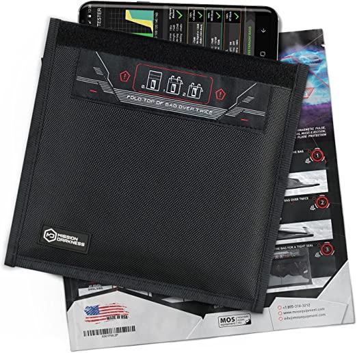 4. Mission Darkness Non-Window Faraday Bag for Phones