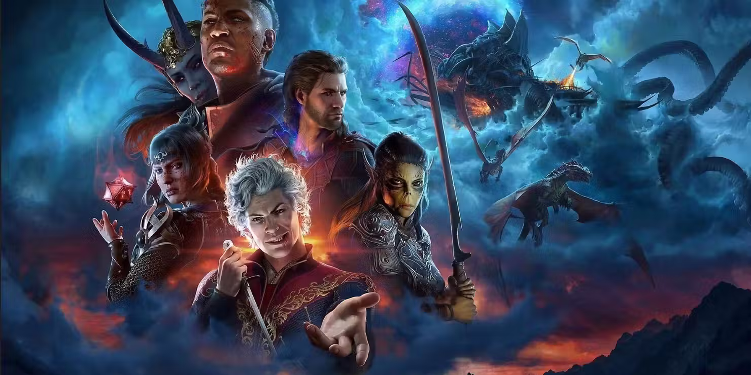 baldur s gate 3 promo art of main companions