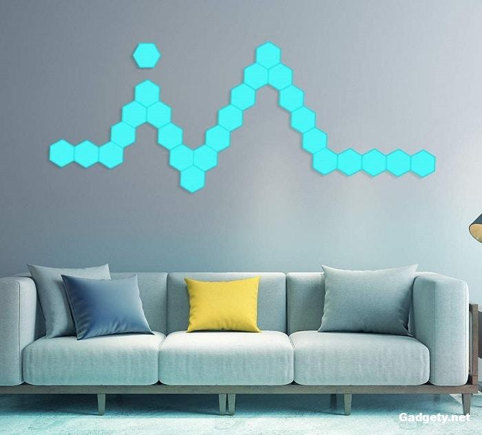 Yescom LifeSmart LED Smart Hexagon Touch Lights