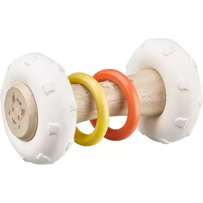 Sophie la Girafe So'Pure Totem Rattle, Red/Yellow