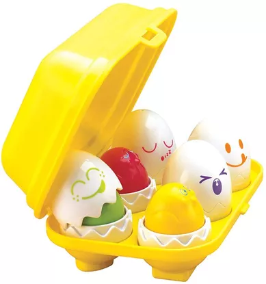 Игрушки для развития мелкой моторики до года 2 TOMY Toomies Hide & Squeak Eggs