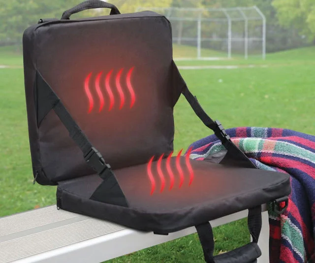 The Rechargeable Heated Massaging Stadium Seat
