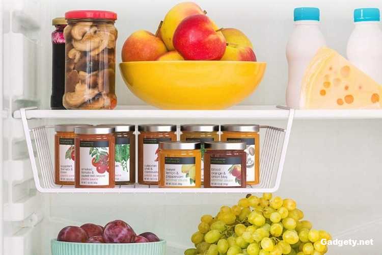 Under Shelf Basket, iSPECLE 4 Pack Wire Rack