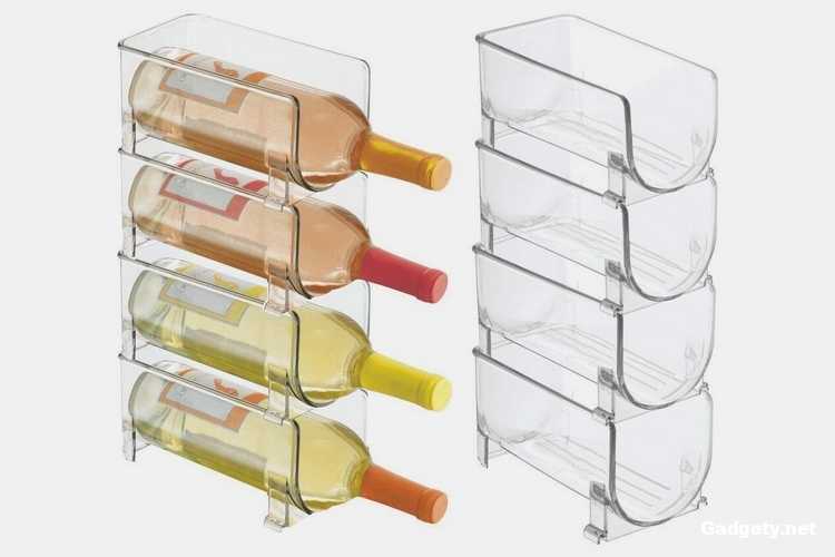 mDesign Countertop Wine Rack