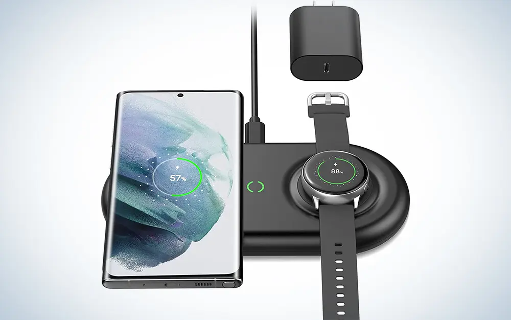 Двойная беспроводная зарядка Yootech