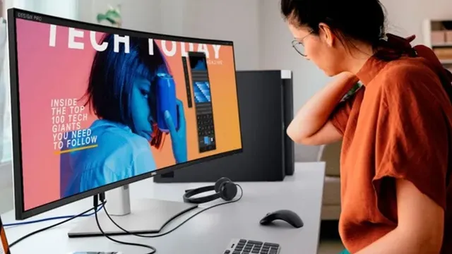 Dell UltraSharp 40 curved monitor